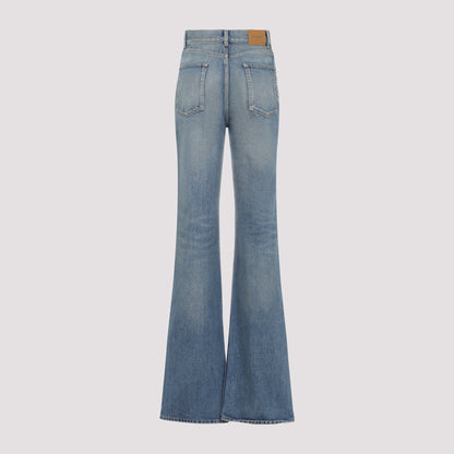 Blue 70`S Cotton Jeans