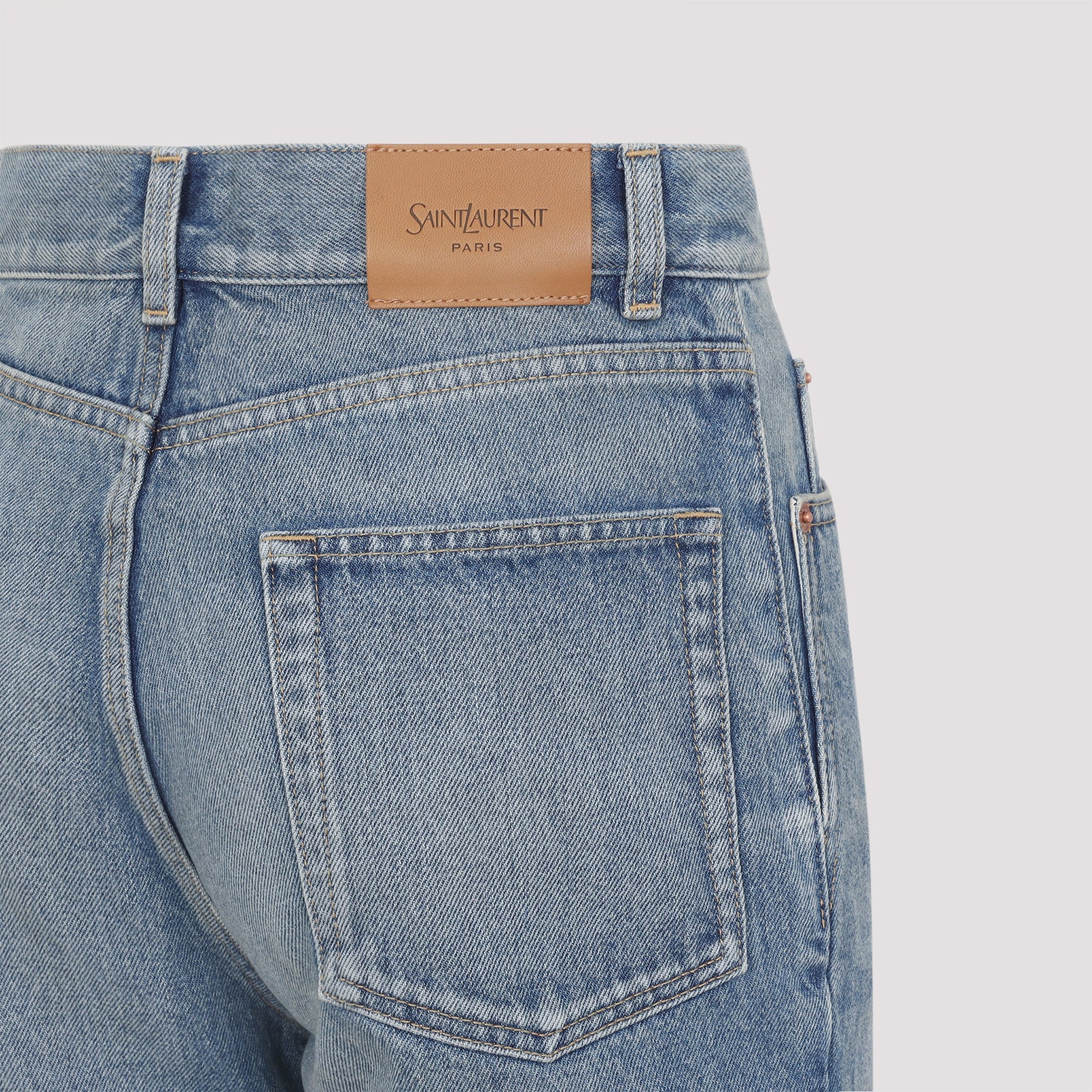 Blue 70`S Cotton Jeans