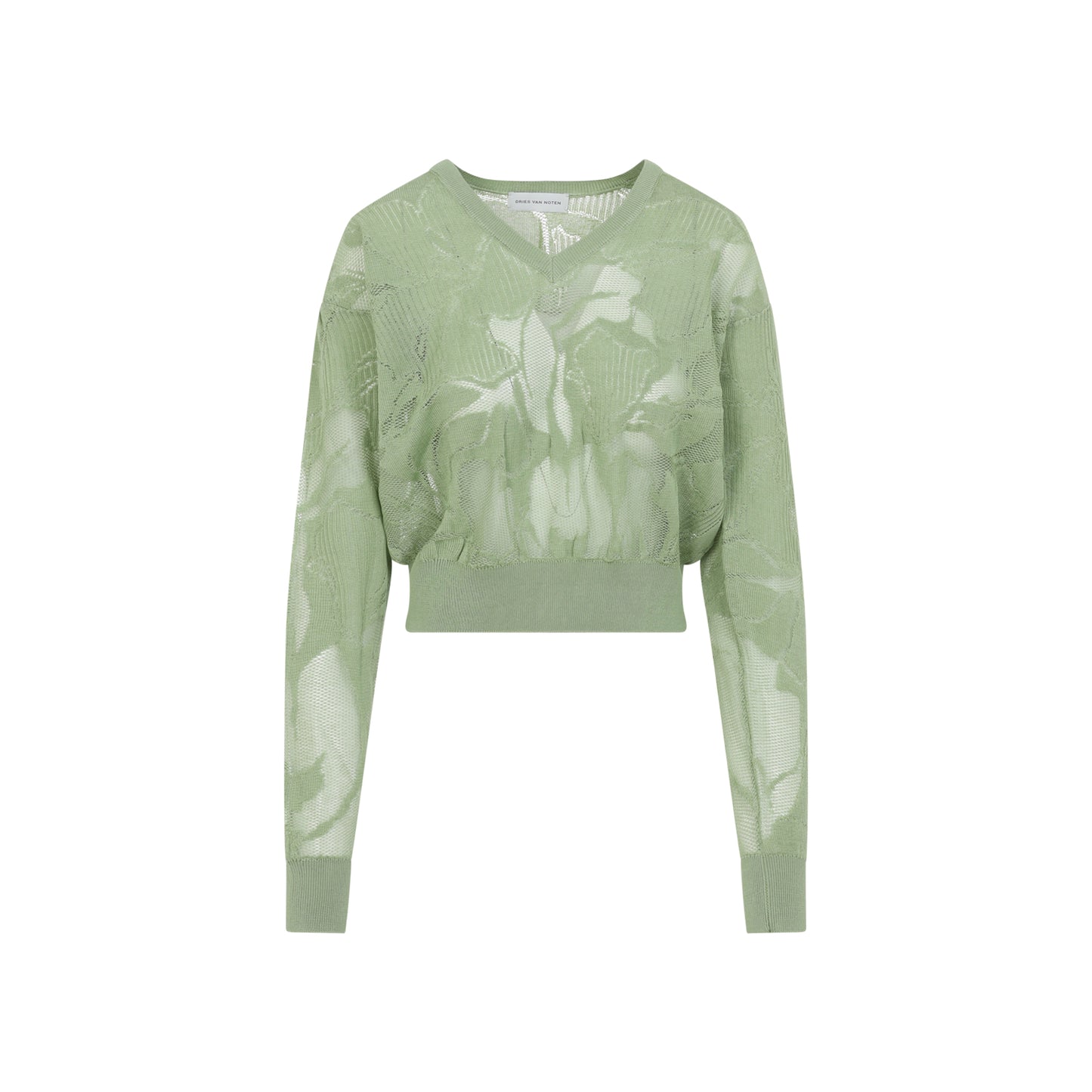Green Torion Cotton Sweater