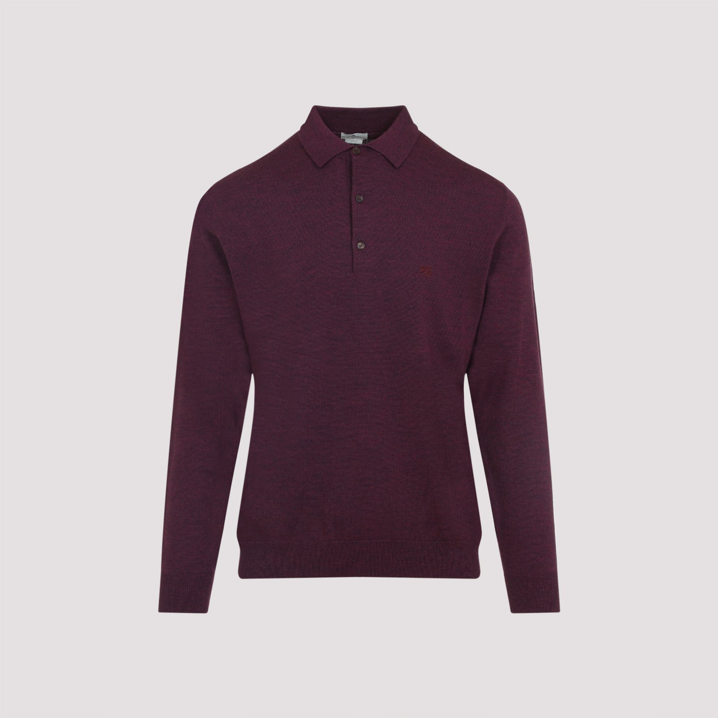 knitted long sleeves polo-image-1