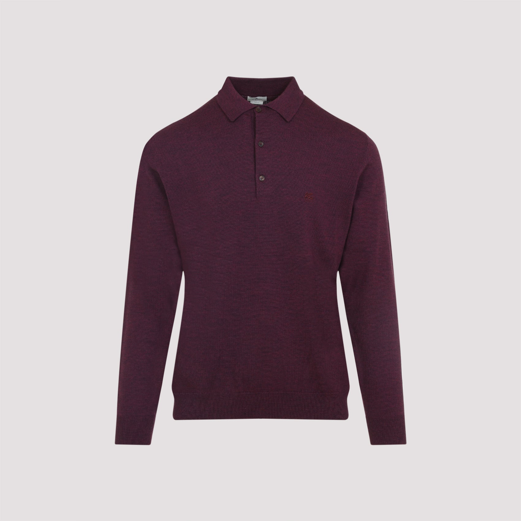 knitted long sleeves polo-image-1