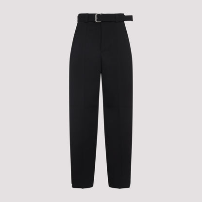 wool belted trousers-image-1
