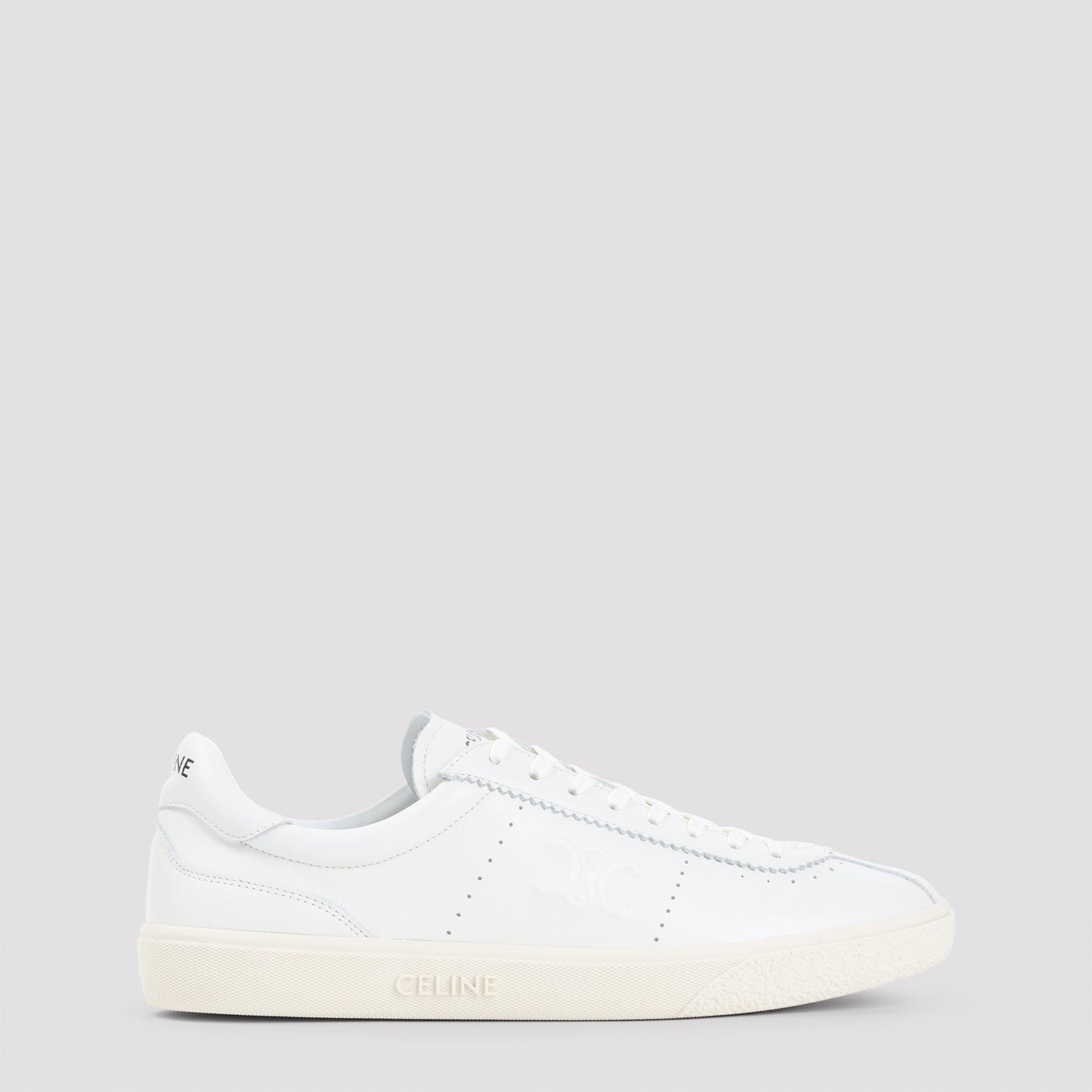 low lace-up sneakers with triomphe-image-1