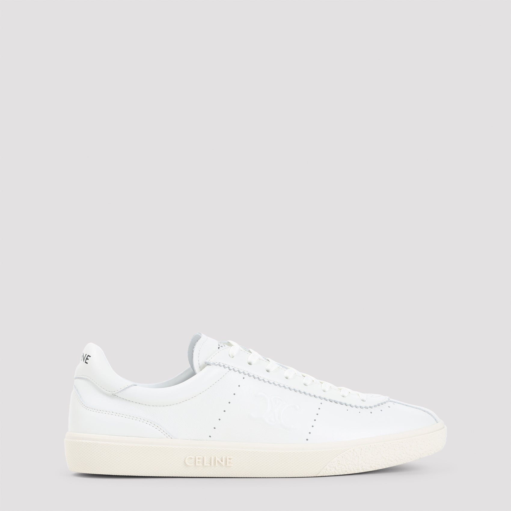 low lace-up sneakers with triomphe-image-1