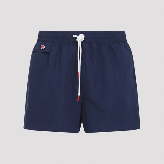 polyester swim shorts-image-1