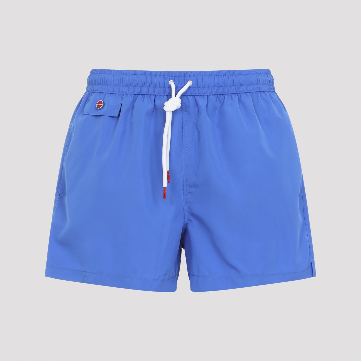 Light Blue Polyester Swim Shorts