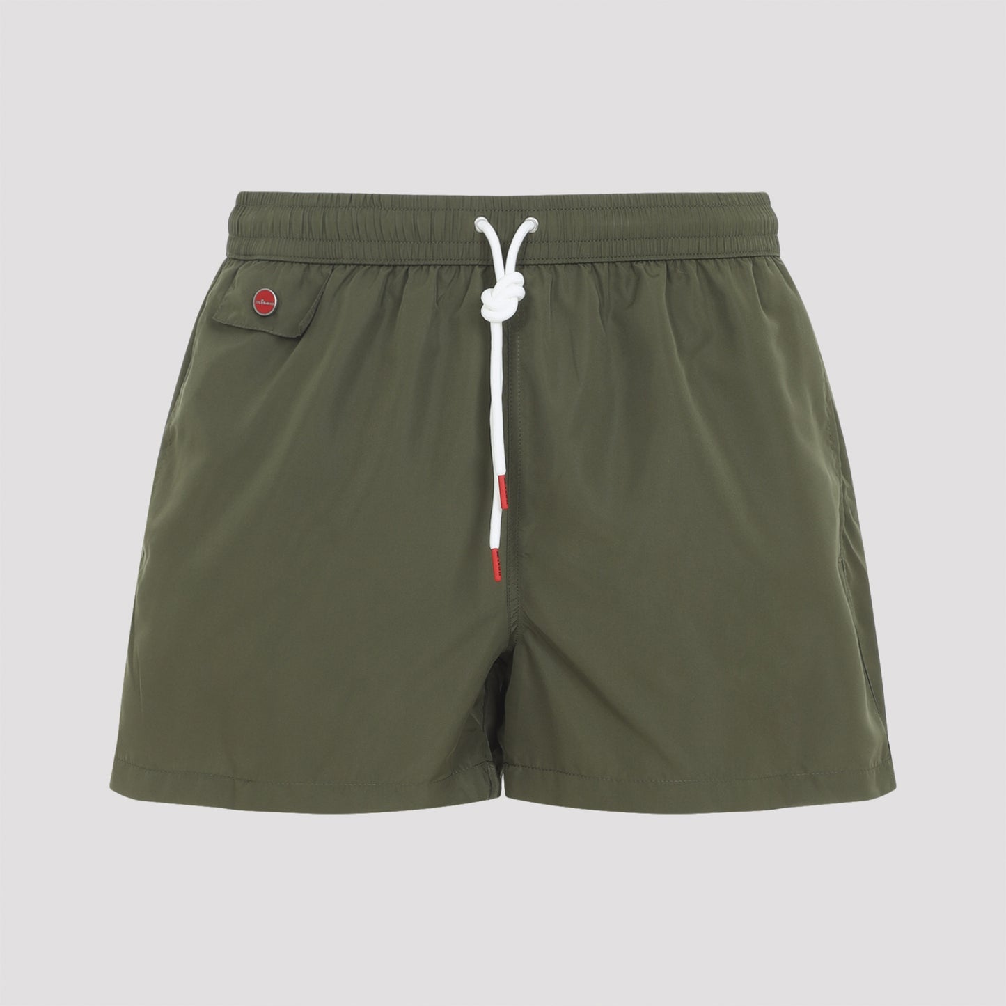 polyester swim shorts-image-1