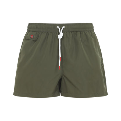 polyester swim shorts-image-2