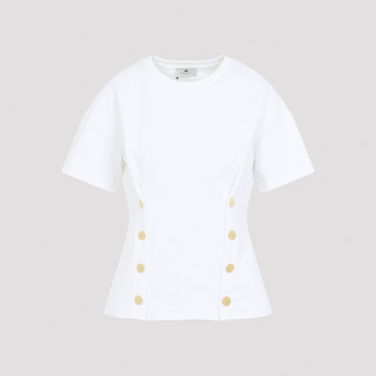 gold buttoned t-shirt-image-1