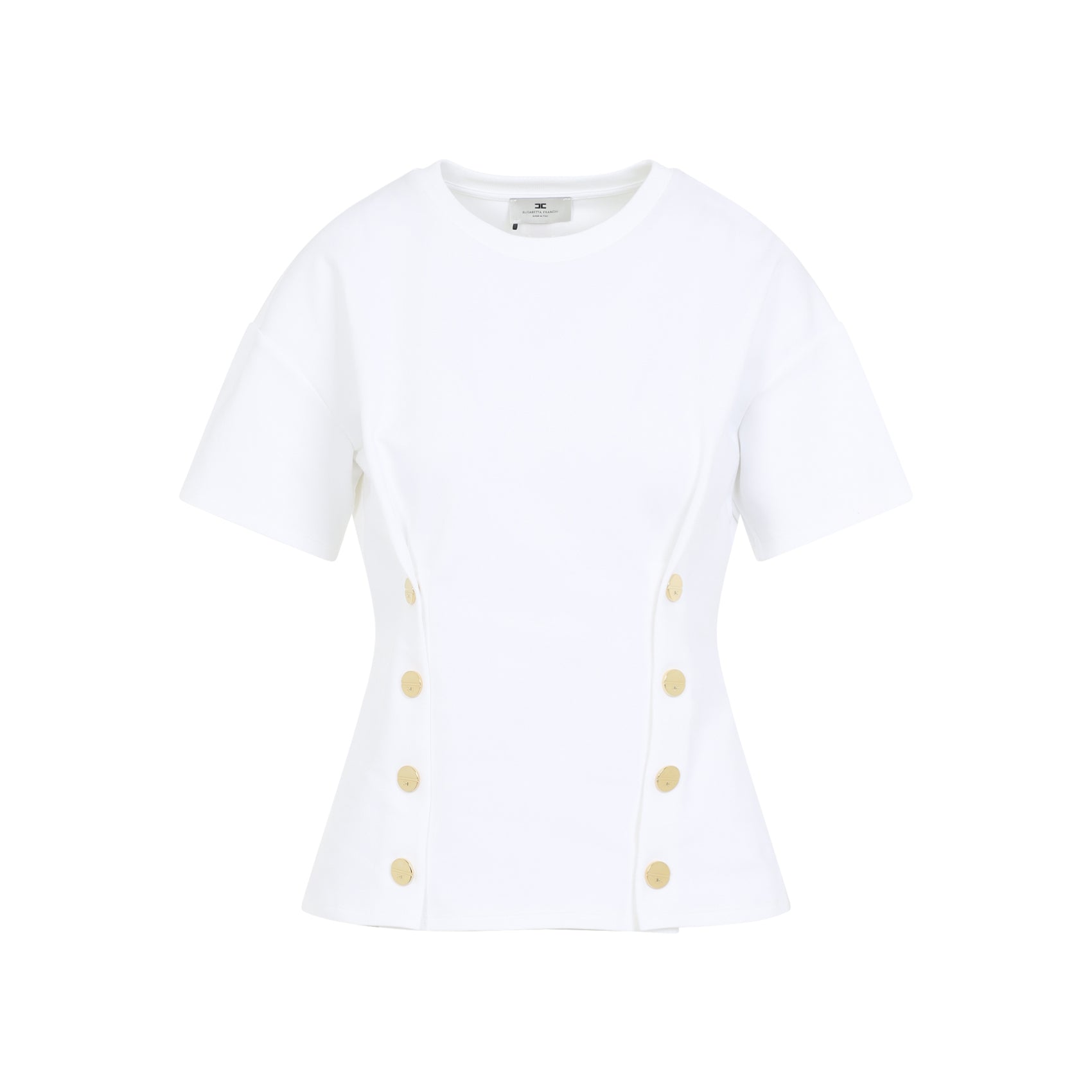 gold buttoned t-shirt-image-2