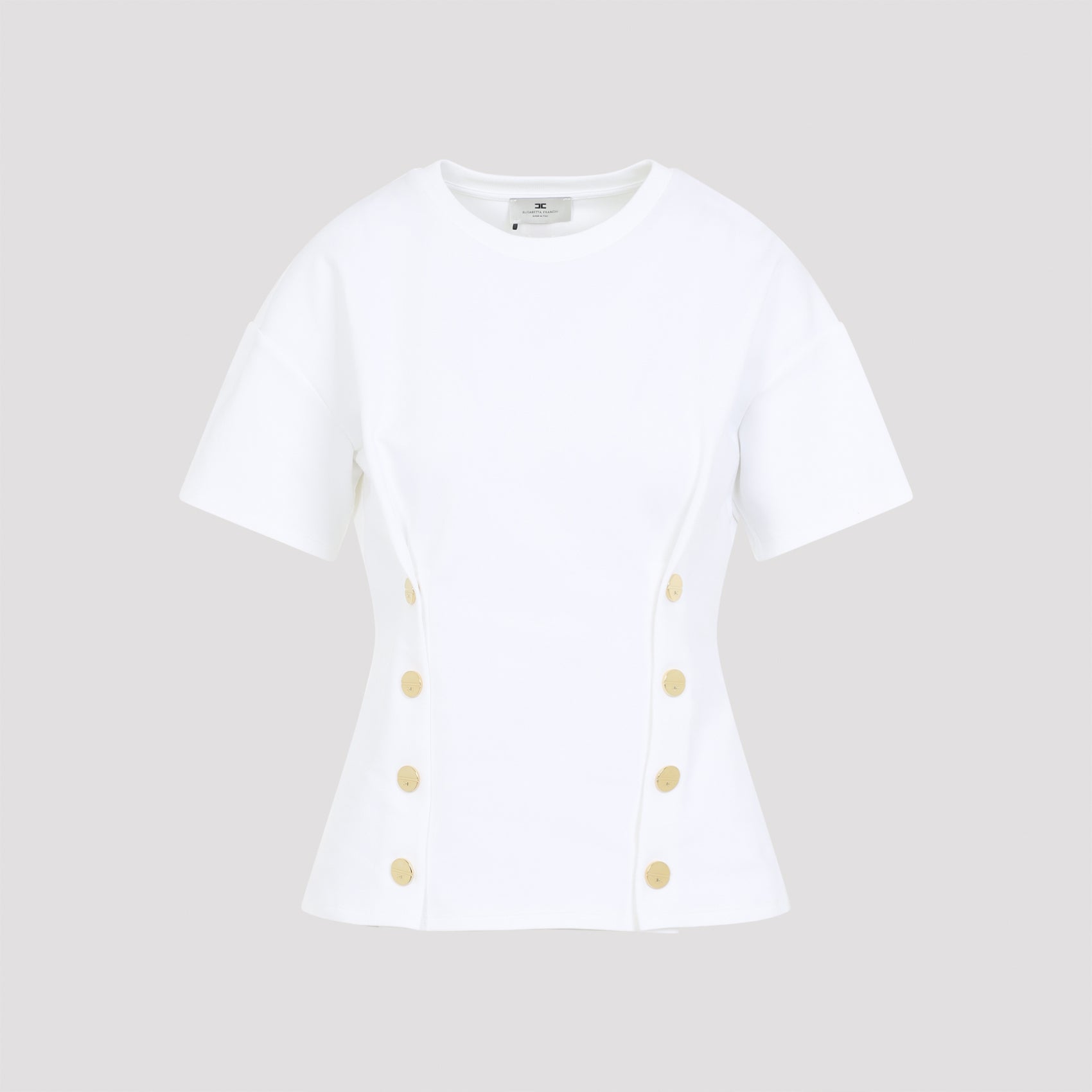 gold buttoned t-shirt-image-3