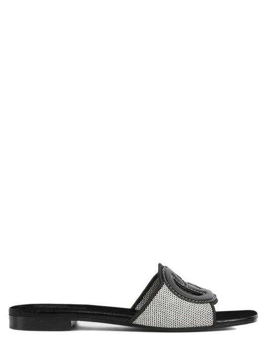SLIDE SANDAL WITH INTERLOCKING G