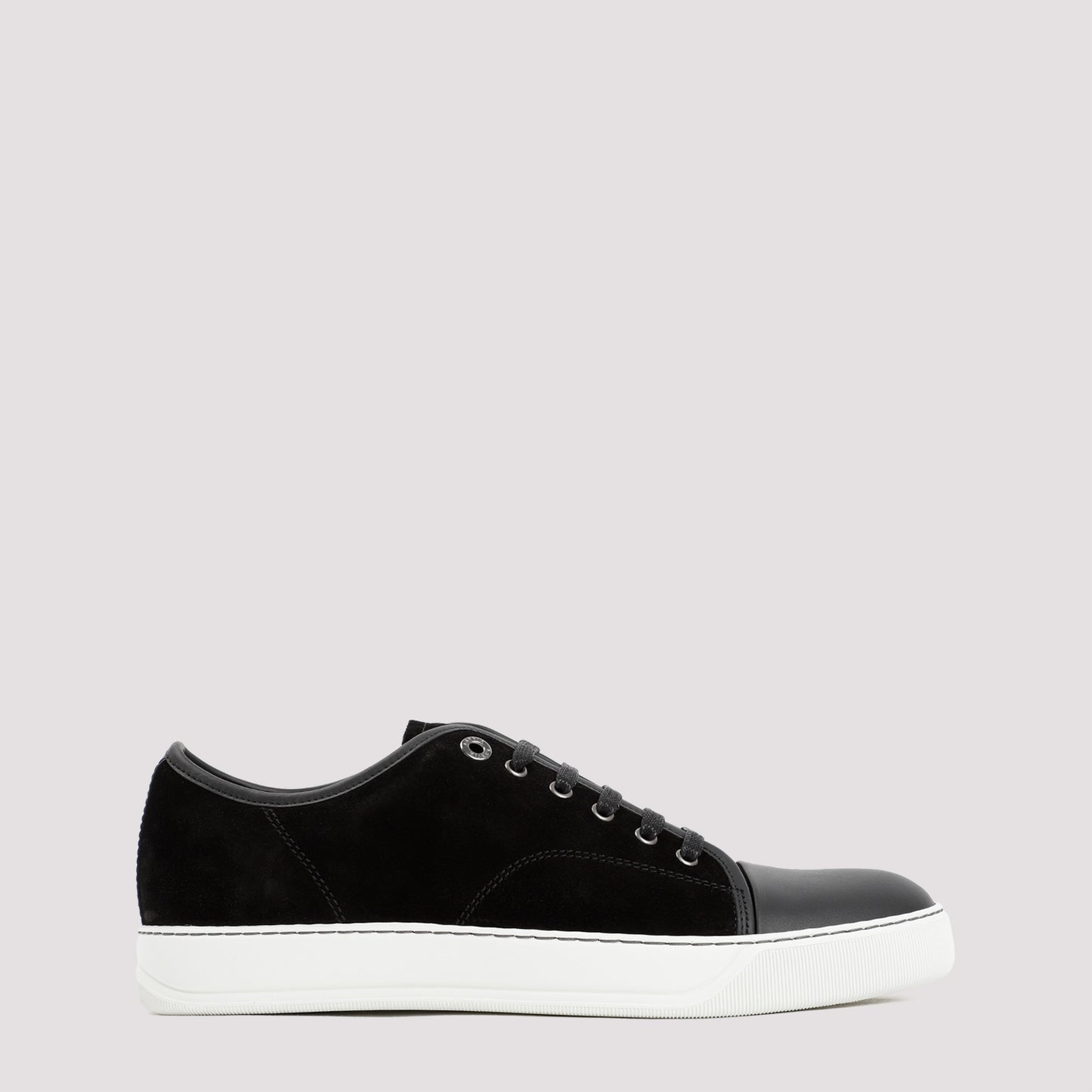 suede and nappa captoe low to sneakers-image-1