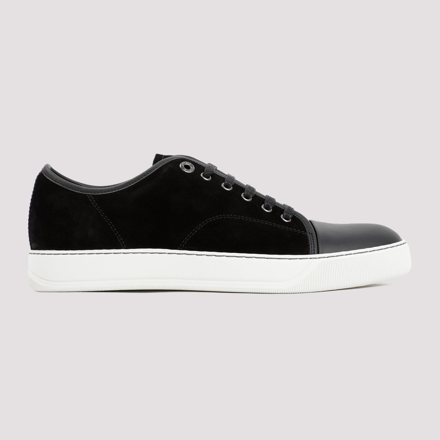 suede and nappa captoe low to sneakers-image-3