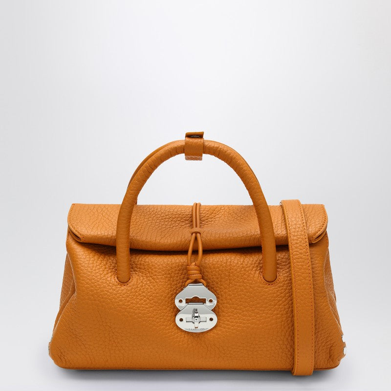 Dotta Small leather bag orange