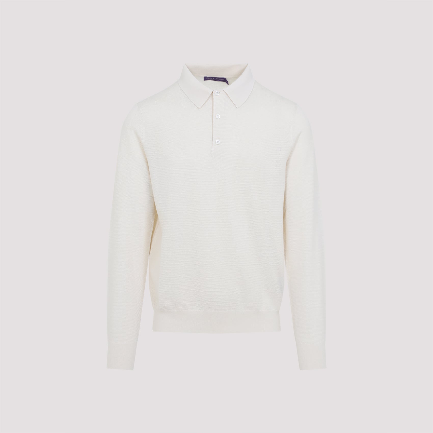 long sleeves polo knit-image-1