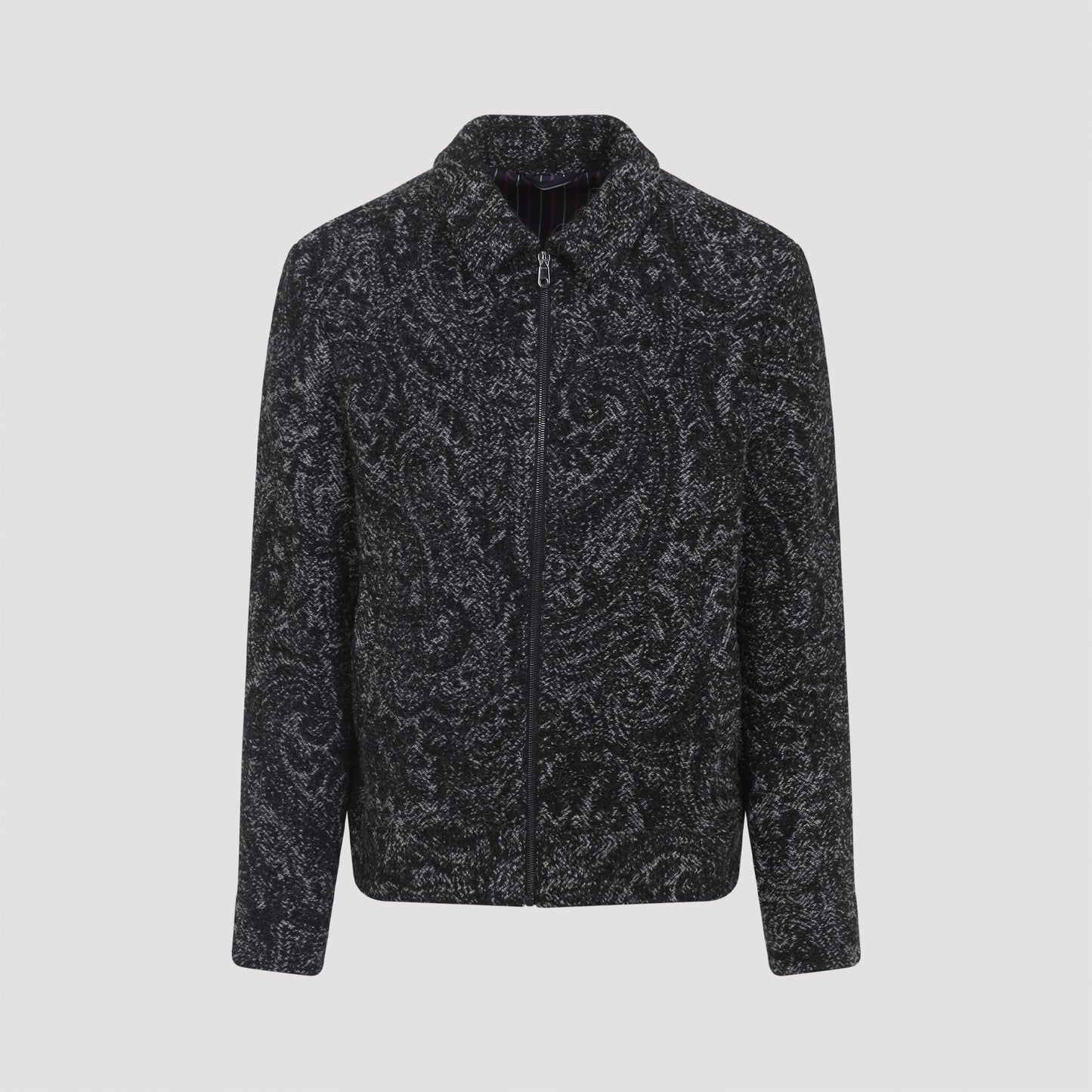 shirt collar bomber jacket-image-1