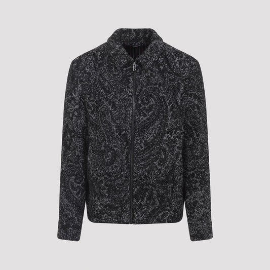shirt collar bomber jacket-image-1