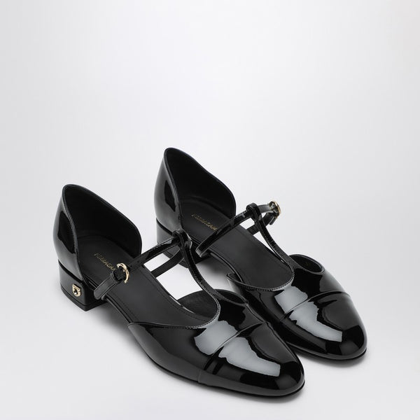Black Patent Leather Linette Ballerina