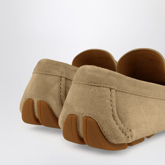 Safari-colored Gancini Driver loafer