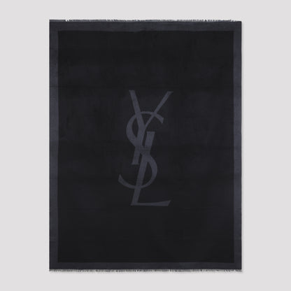 Black Silk Scarf