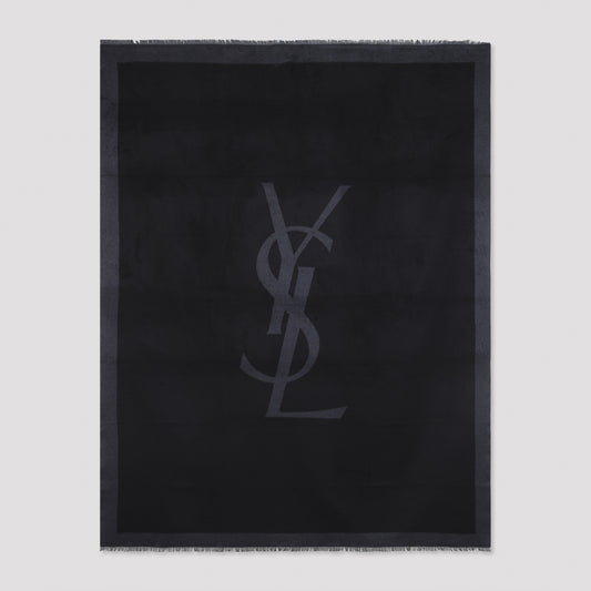 Black Silk Scarf
