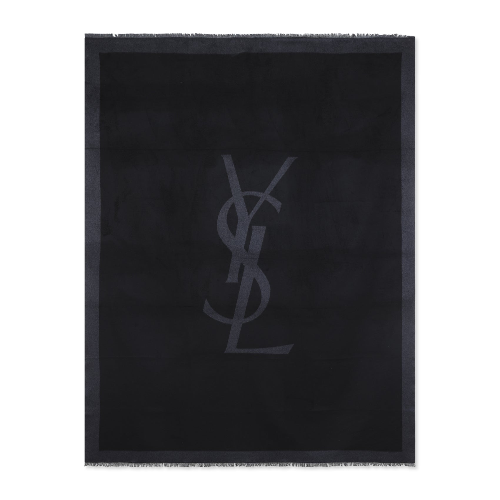 Black Silk Scarf
