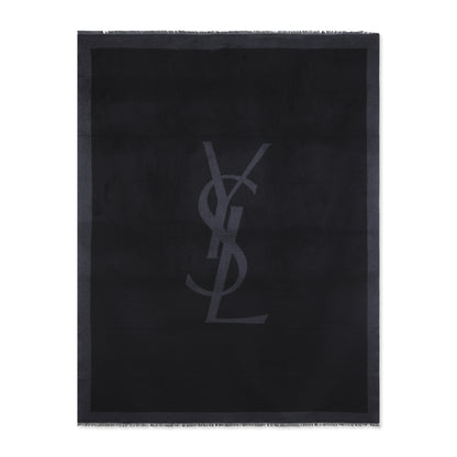 Black Silk Scarf