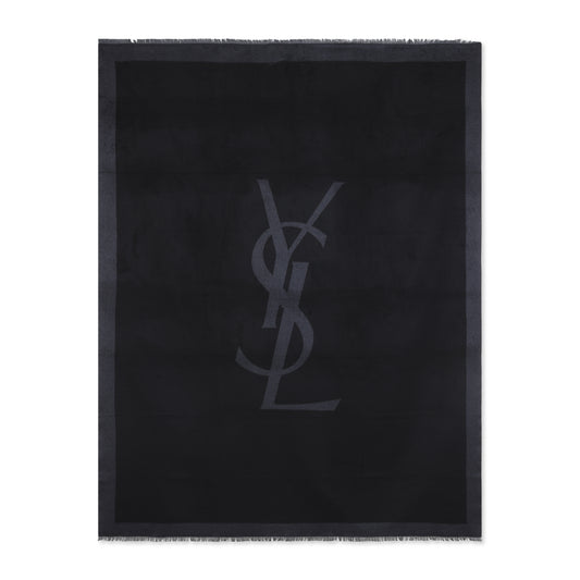 Black Silk Scarf