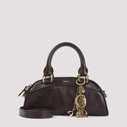 Black Calf Leather Handbag