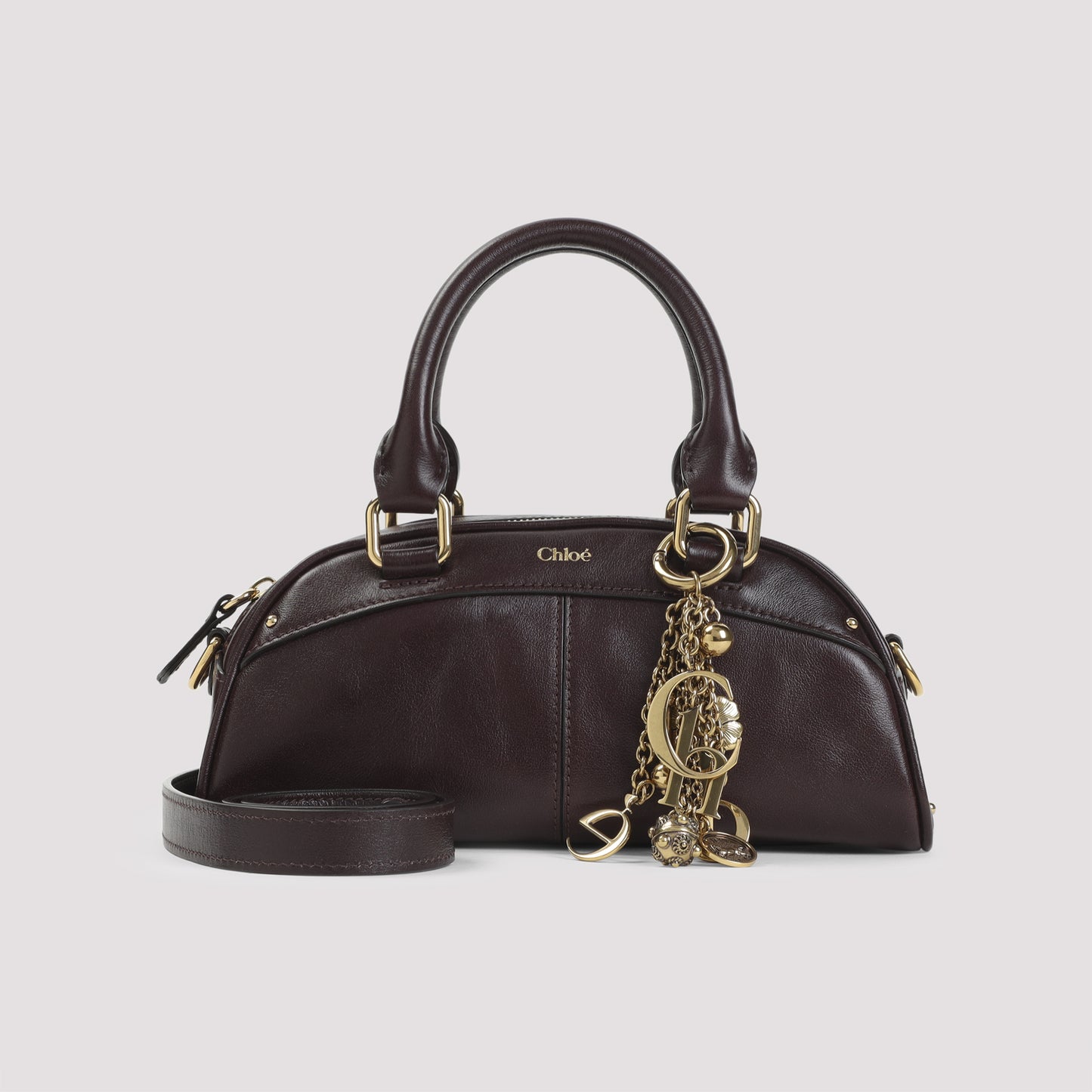 Black Calf Leather Handbag