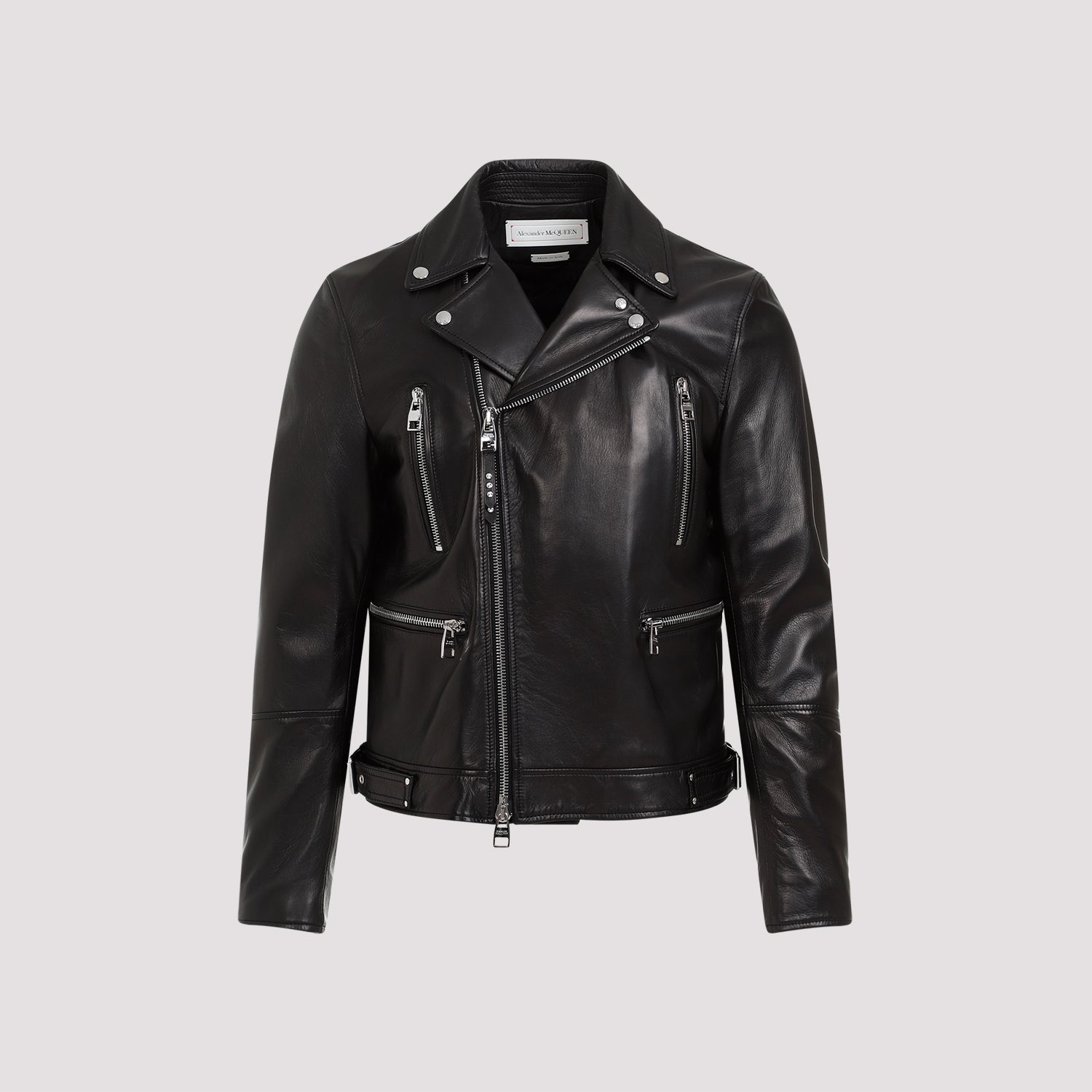 leather biker jacket-image-1