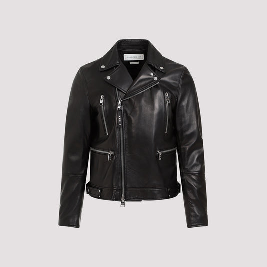 leather biker jacket-image-1