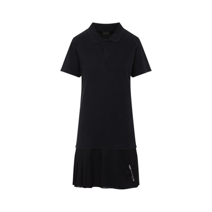 layered polo mini dress-image-2
