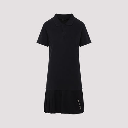 layered polo mini dress-image-3