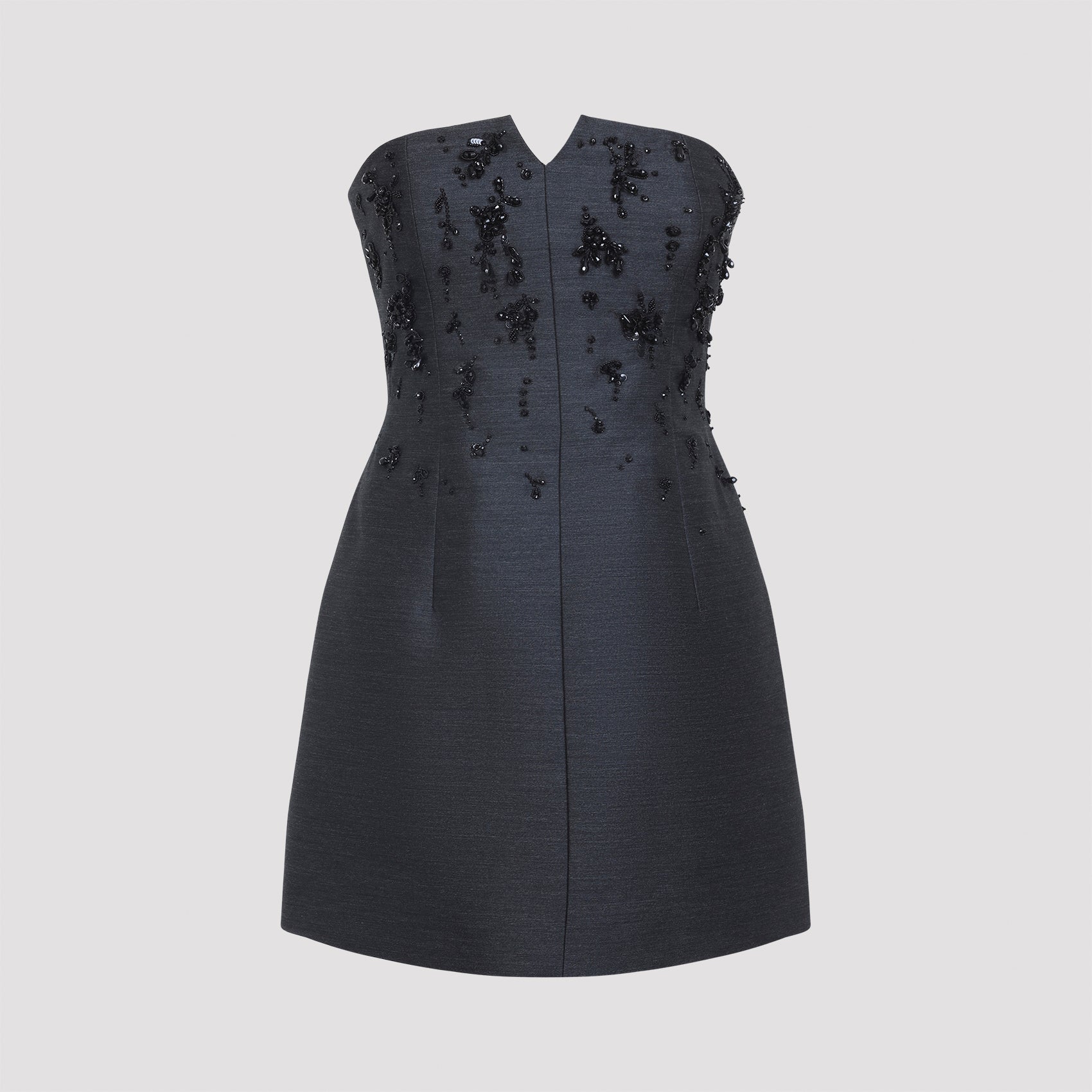 tailoring off shoulder dress-image-1