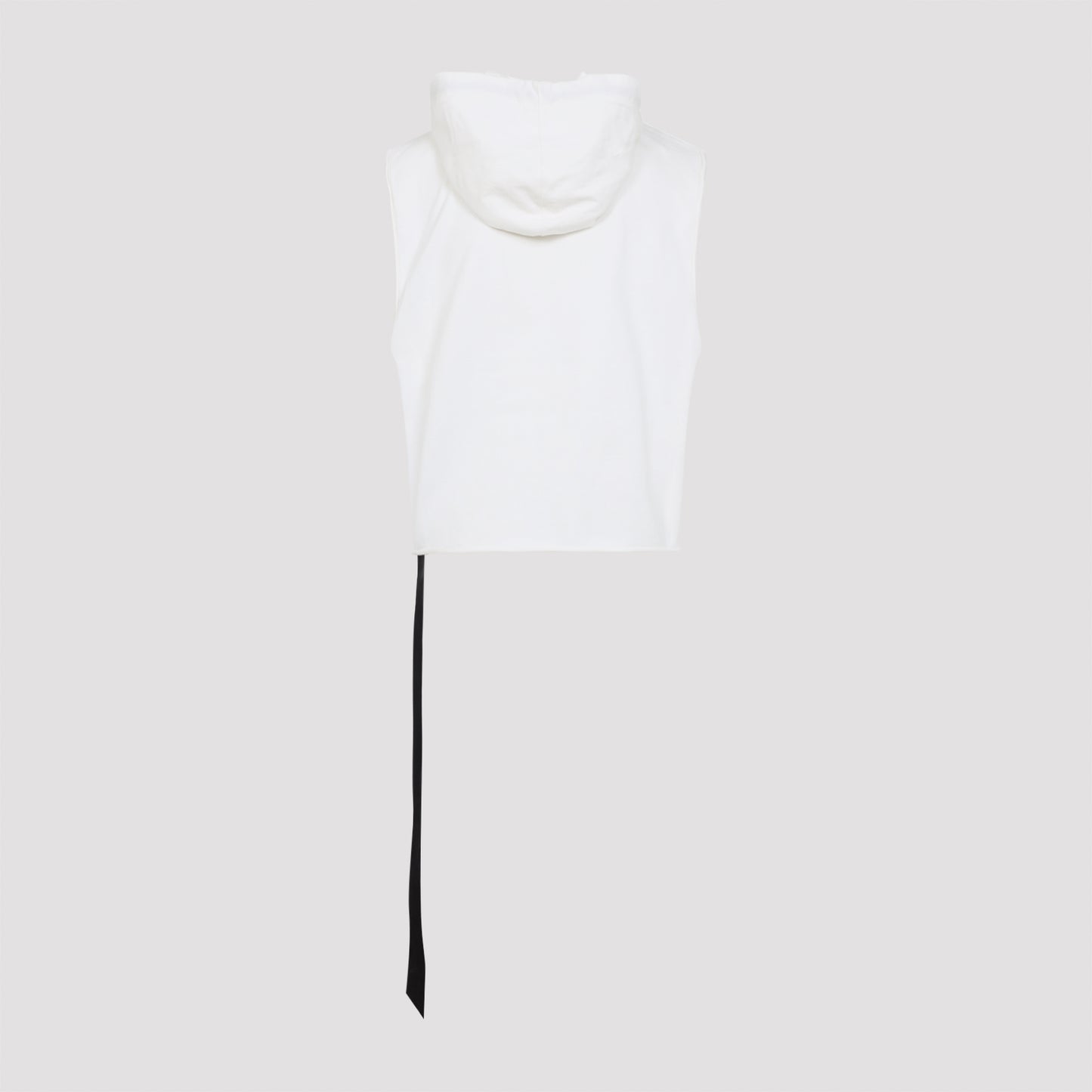 Milk White Cotton Hooded Tunic