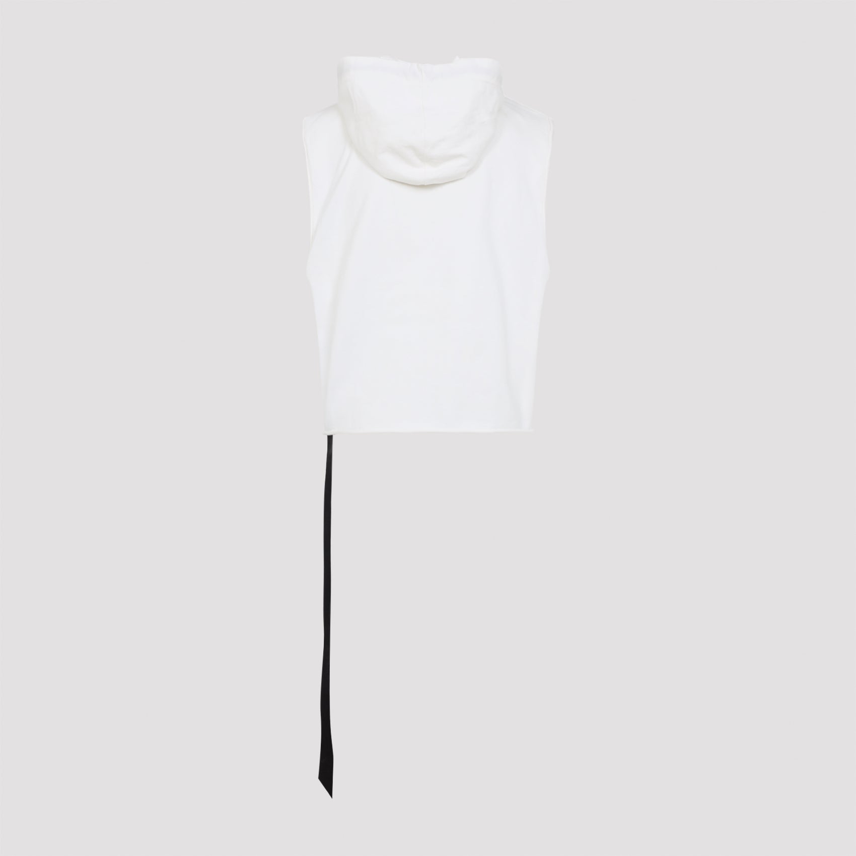 Milk White Cotton Hooded Tunic