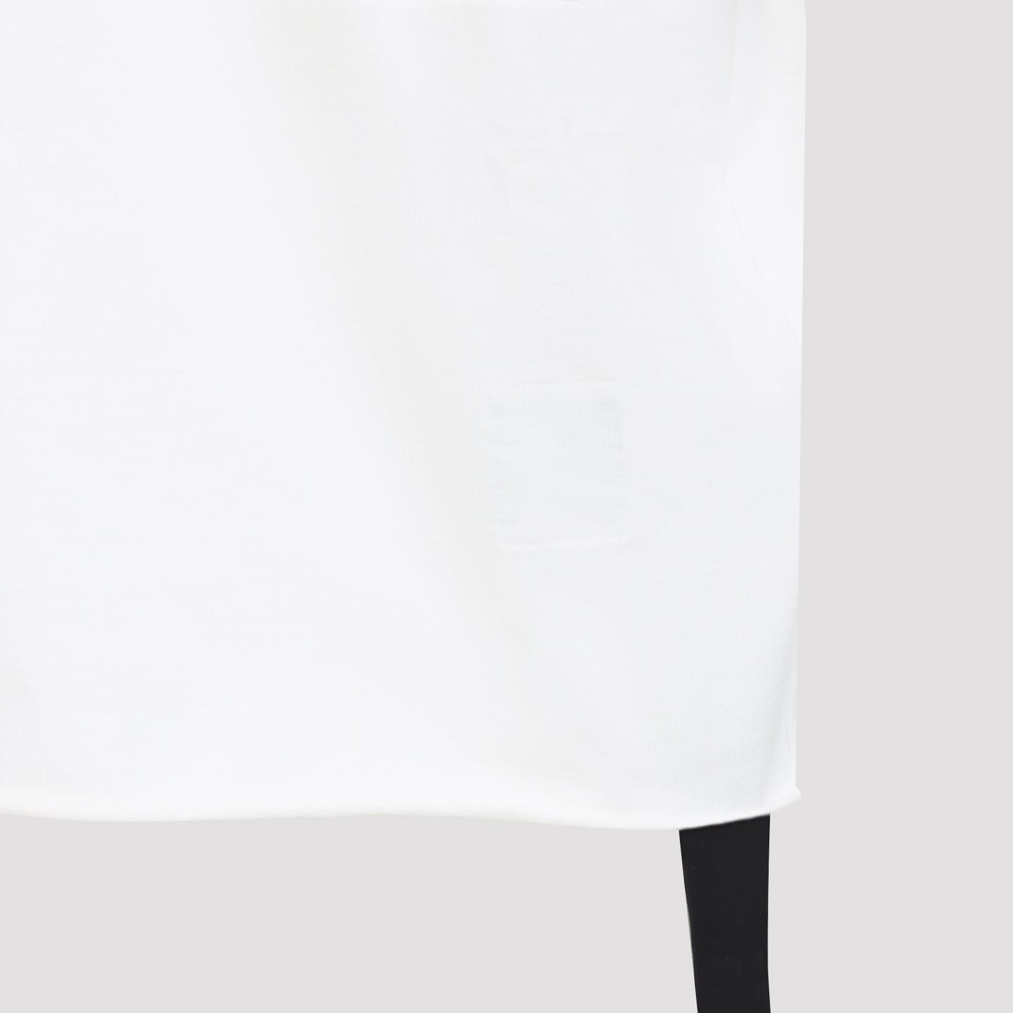 Milk White Cotton Hooded Tunic