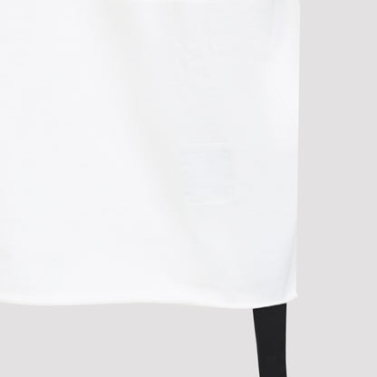 Milk White Cotton Hooded Tunic