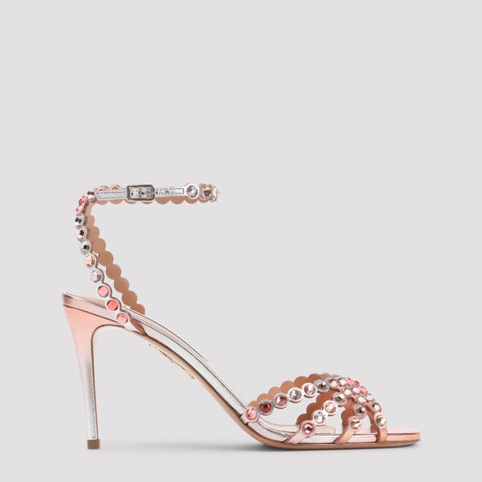 Pink Flamingo Leather Tequila 85 Sandal