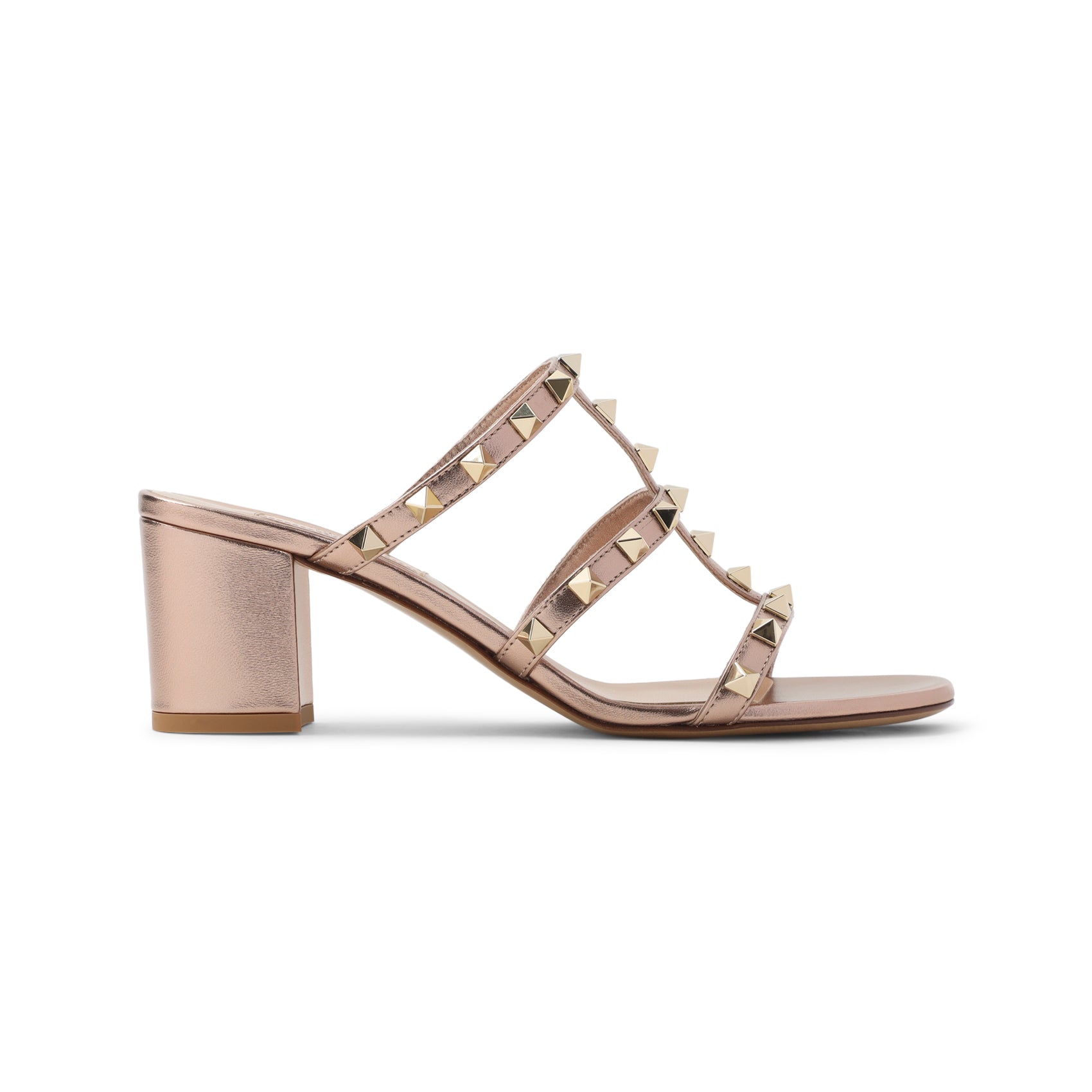 Rose Cannelle Sheep Skin Slide Sandals