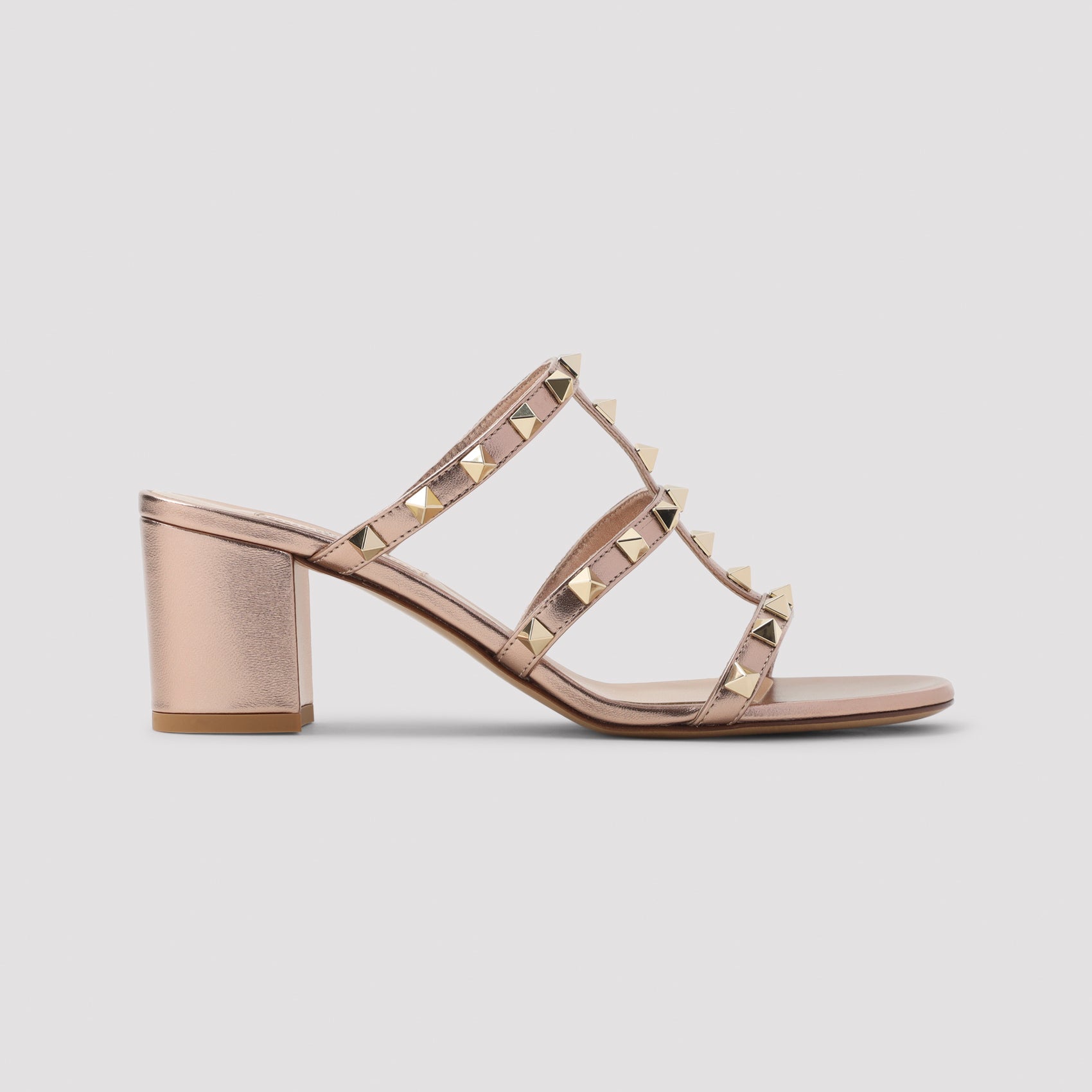 Rose Cannelle Sheep Skin Slide Sandals