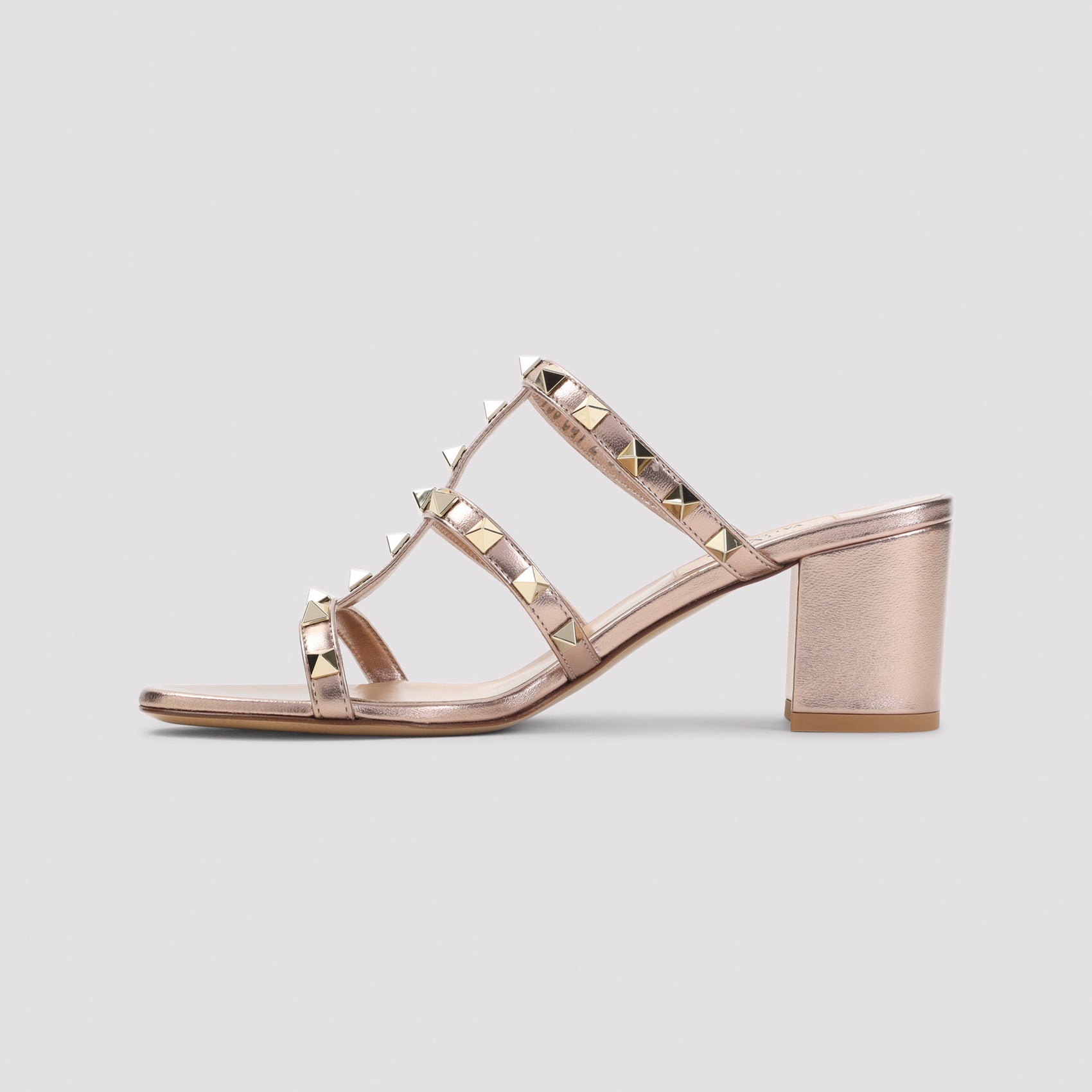 Rose Cannelle Sheep Skin Slide Sandals
