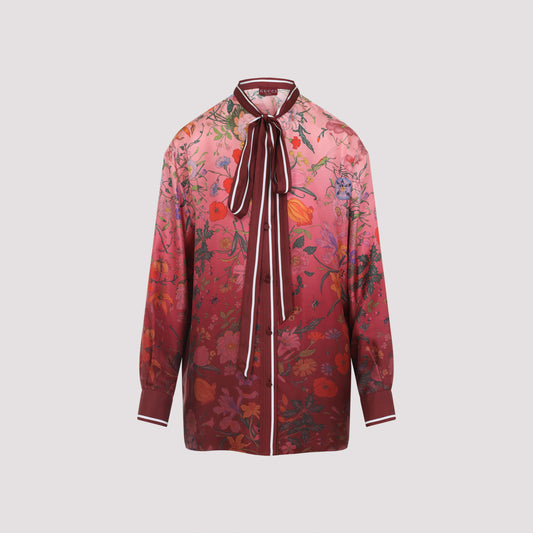 degrade floral shirt-image-1