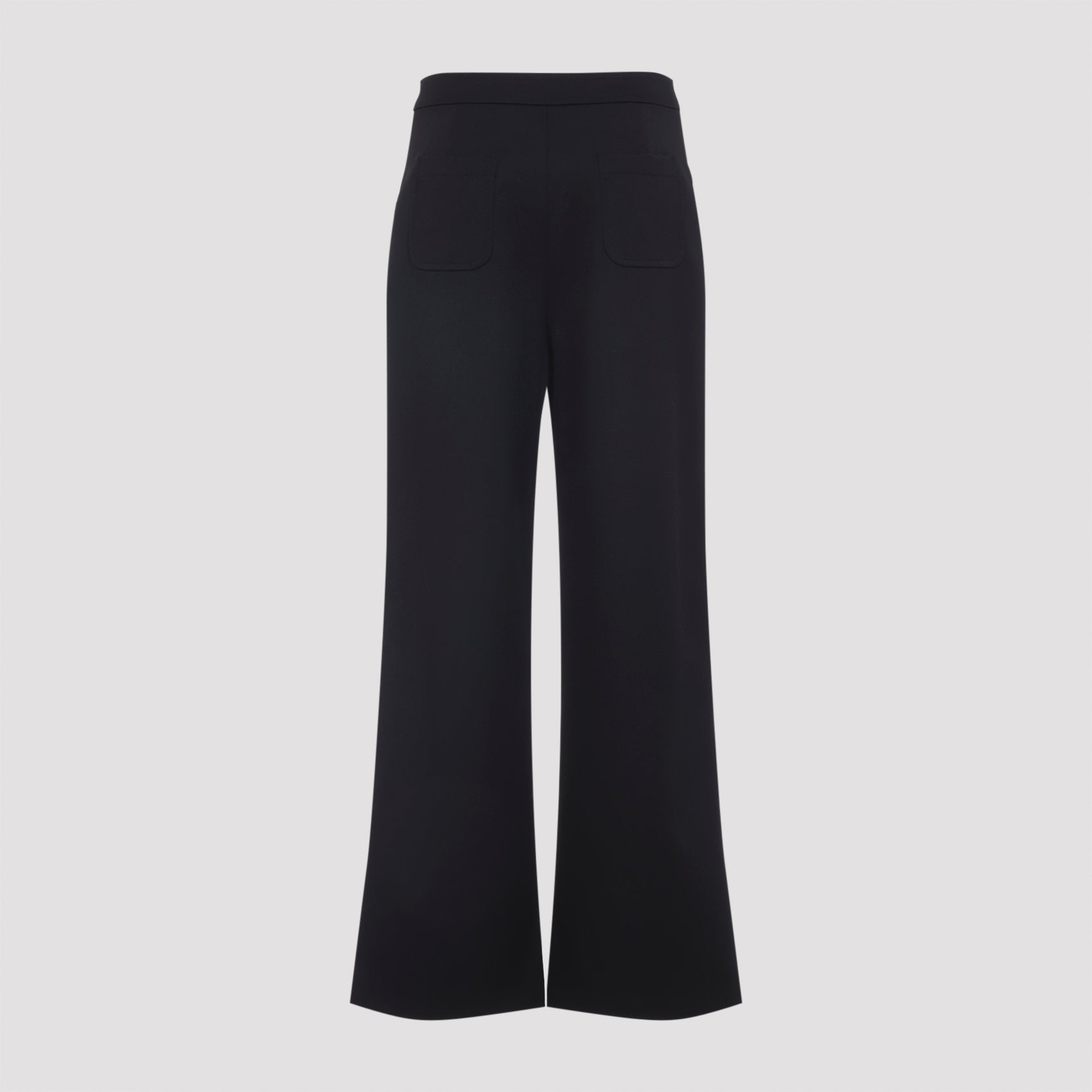 Black Wool Pants
