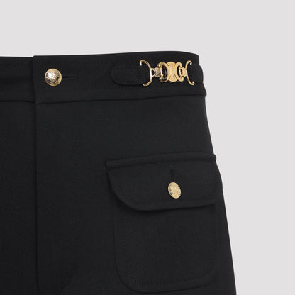Black Wool Pants
