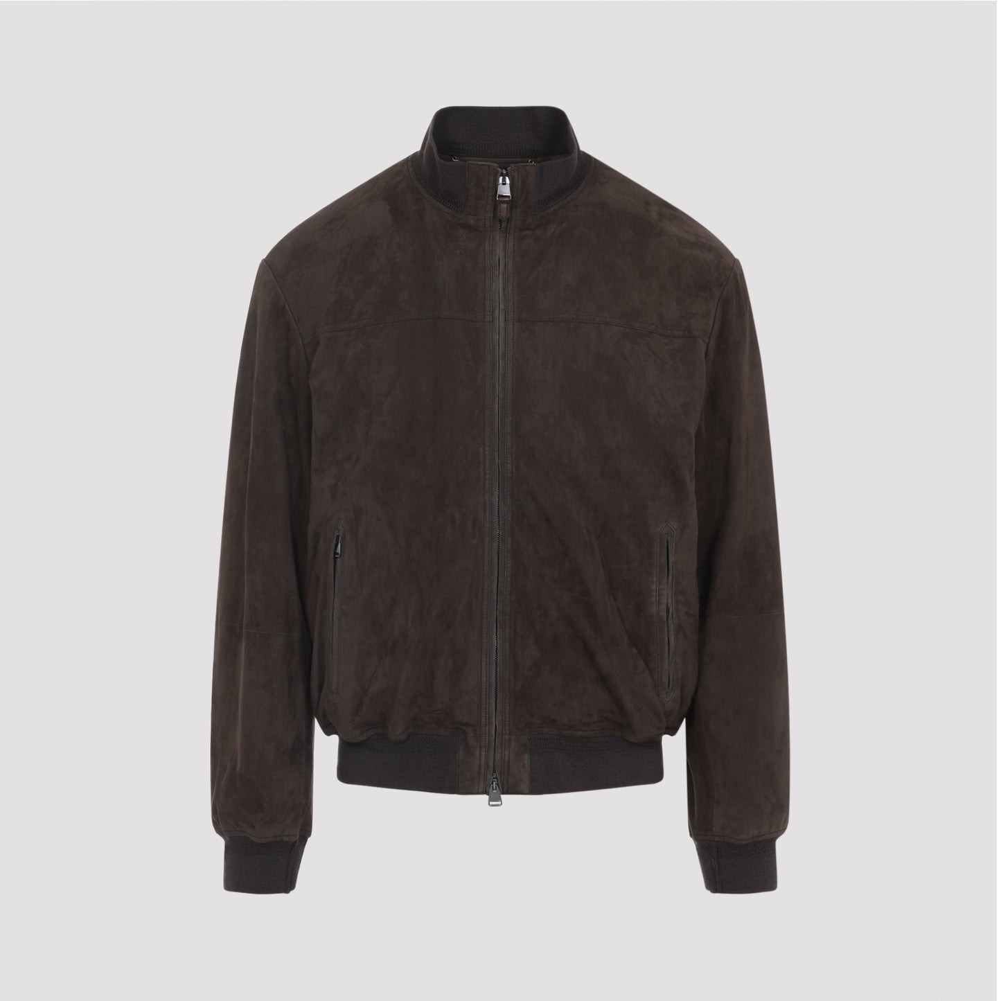 goat leather bomber jacket-image-1