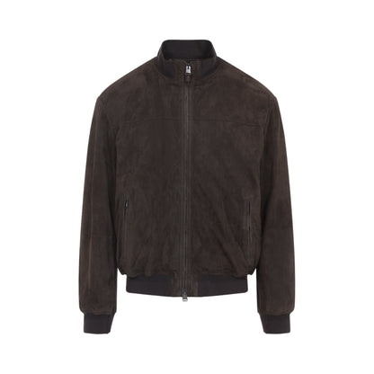goat leather bomber jacket-image-2