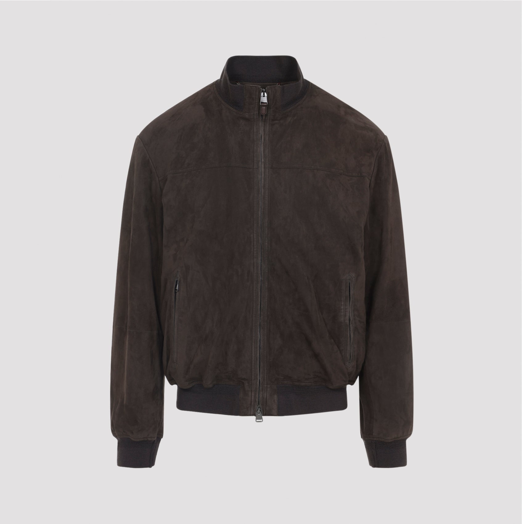 goat leather bomber jacket-image-3